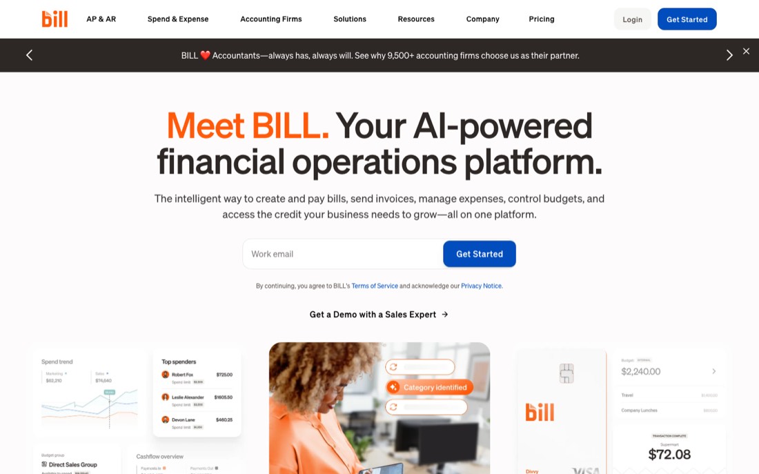 BILL homepage