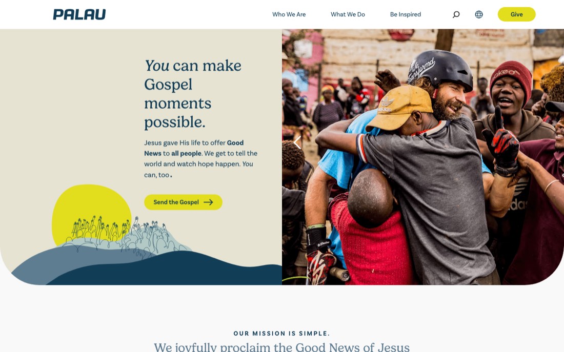 Palau homepage